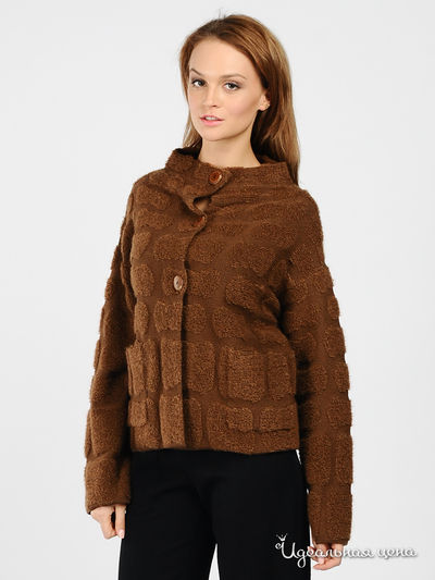 Кардиган Roberta di Camerino, цвет цвет коричневый