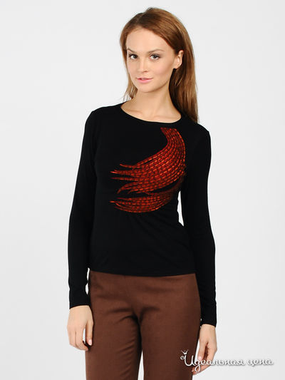 Лонгслив Roberta di Camerino, цвет цвет черный