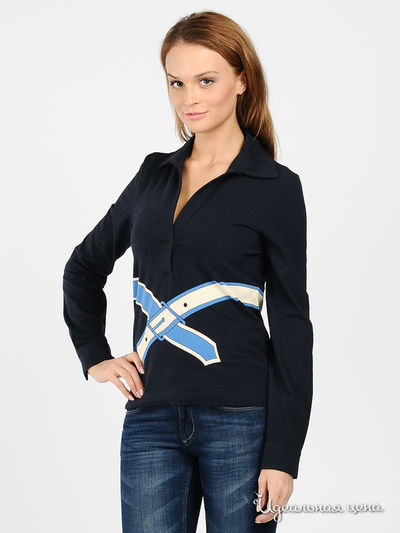 Лонгслив Roberta di Camerino, цвет цвет темно-синий