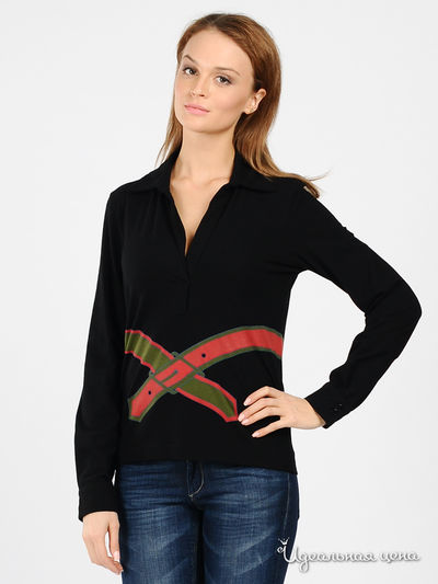 Лонгслив Roberta di Camerino, цвет цвет черный