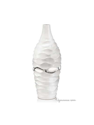 Ваза Caro Casa, цвет цвет белый / серебренный