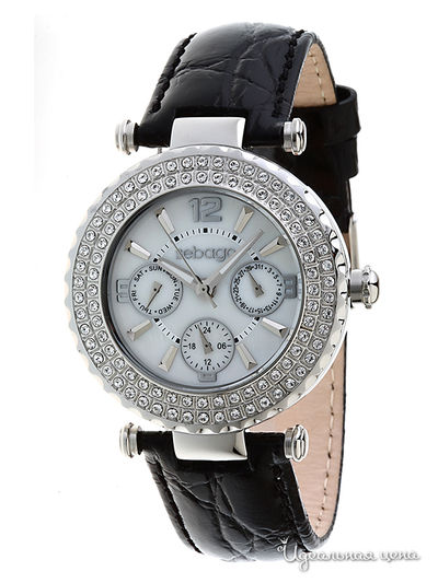 Часы Sebago, цвет цвет серебристо-черный