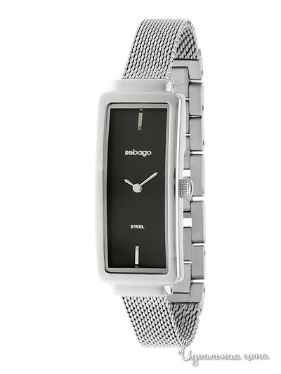 Часы Sebago, цвет цвет черный / серебристый