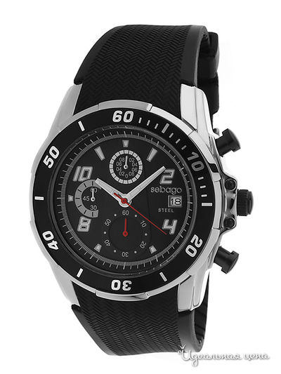 Часы Sebago, цвет цвет черный
