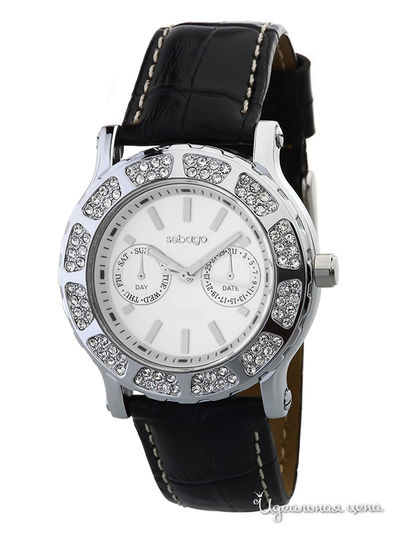 Часы Sebago, цвет цвет серебристо-черный