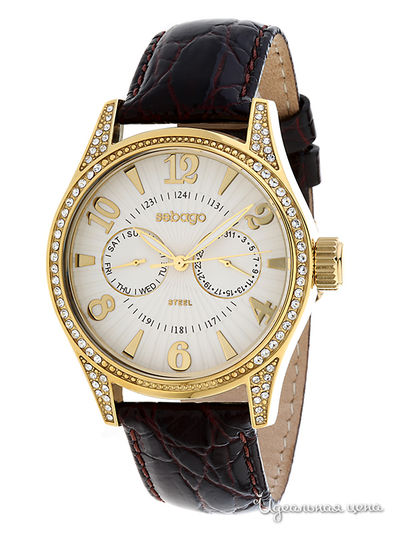 Часы Sebago, цвет цвет золотой / черный