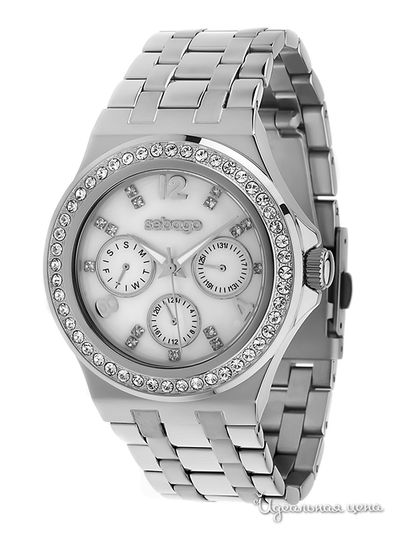 Часы Sebago, цвет цвет серебряный