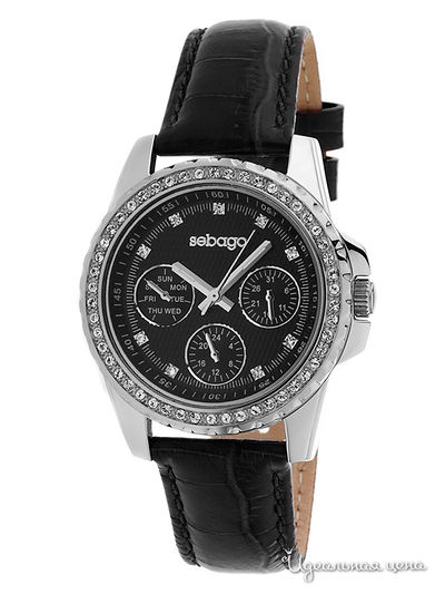 Часы Sebago, цвет цвет черный