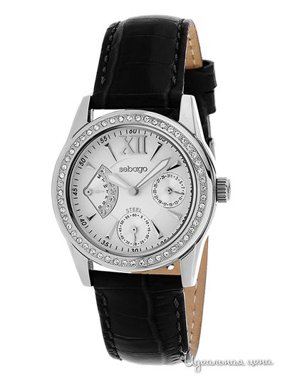 Часы Sebago, цвет цвет серебристо-черный