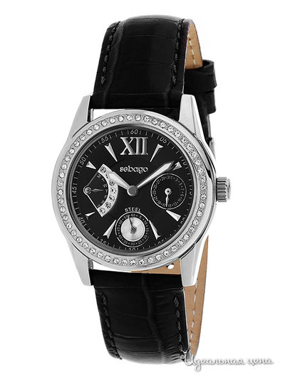 Часы Sebago, цвет цвет черный