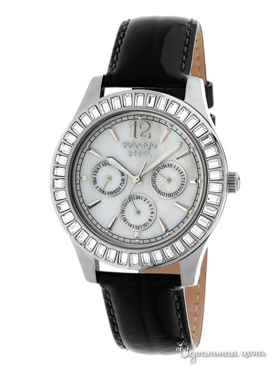 Часы Sebago, цвет цвет серебристо-черный