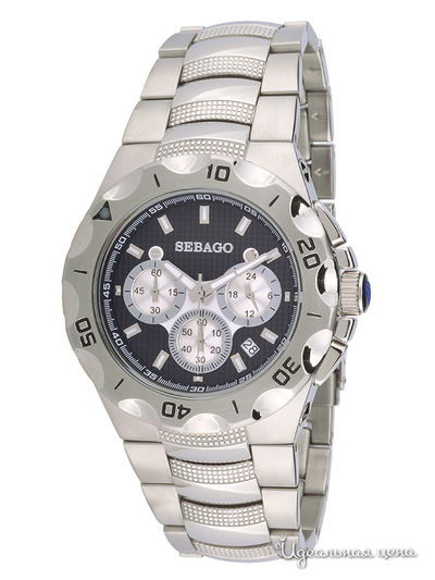 Часы Sebago, цвет цвет синий / серебряный