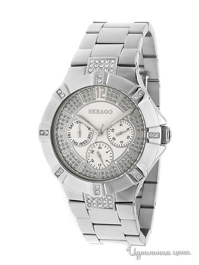 Часы Sebago, цвет цвет серебряный