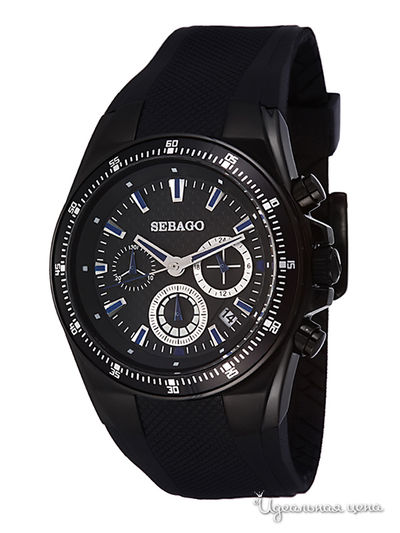 Часы Sebago, цвет цвет синий / черный