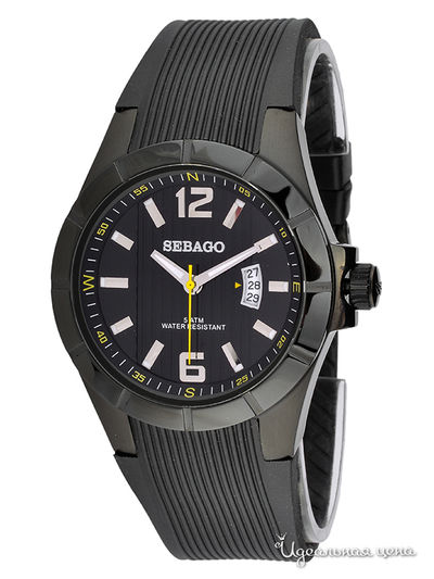 Часы Sebago, цвет цвет черный