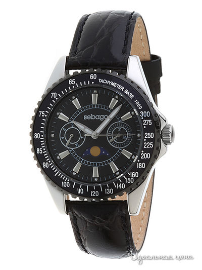 Часы Sebago, цвет цвет черный