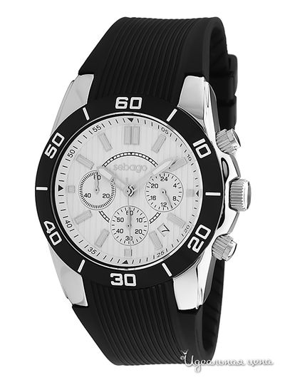 Часы Sebago, цвет цвет серебристо-черный