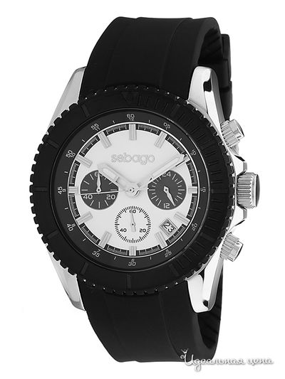 Часы Sebago, цвет цвет серебристо-черный