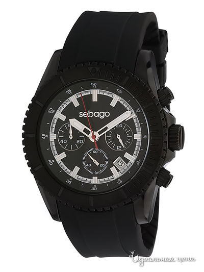 Часы Sebago, цвет цвет черный