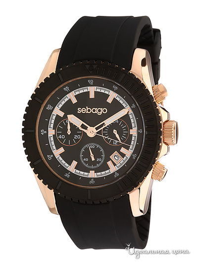 Часы Sebago, цвет цвет золотой / черный