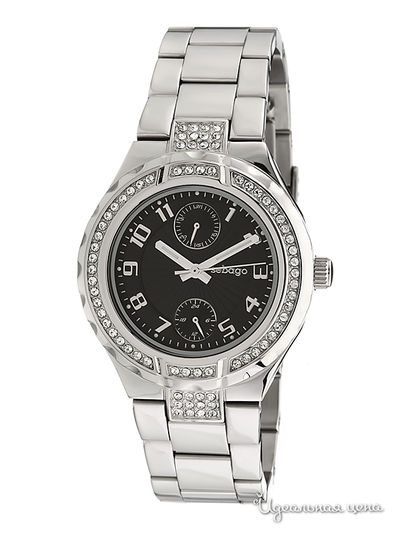 Часы Sebago, цвет цвет черный / серебристый