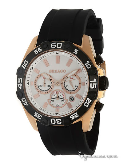 Часы Sebago, цвет цвет золотой / черный