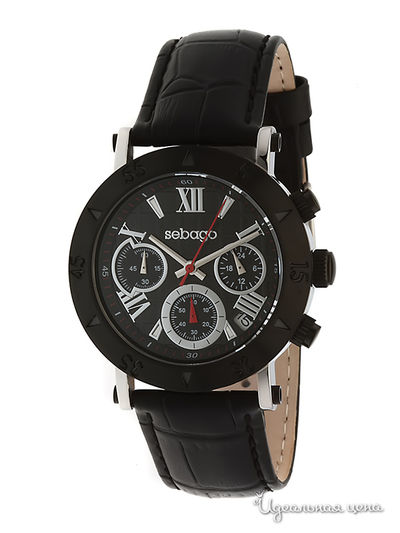Часы Sebago, цвет цвет черный