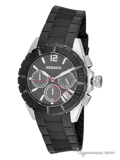 Часы Sebago, цвет цвет черный