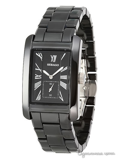 Часы Sebago, цвет цвет черный