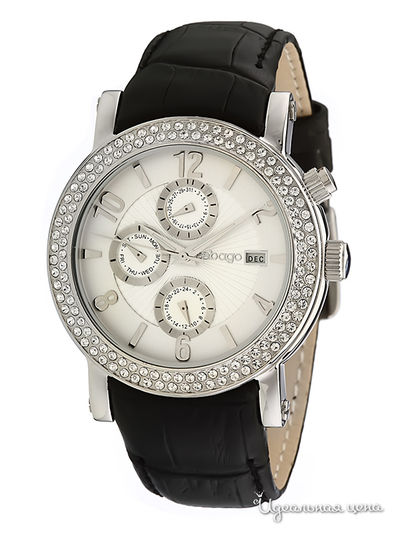 Часы Sebago, цвет цвет серебристо-черный