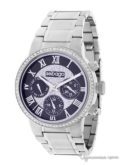 Часы Sebago, цвет цвет синий / серебряный