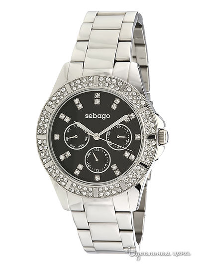 Часы Sebago, цвет цвет зеленый / серебряный