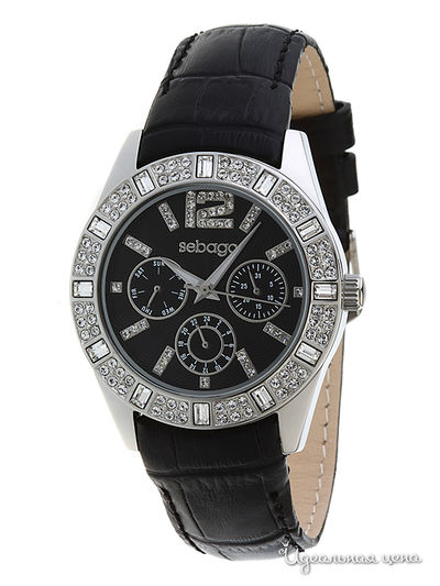 Часы Sebago, цвет цвет черный