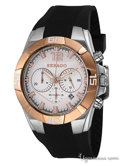 Часы Sebago, цвет цвет золотой / черный