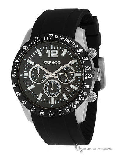 Часы Sebago, цвет цвет черный