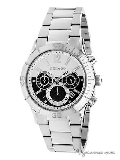Часы Sebago, цвет цвет серебряный