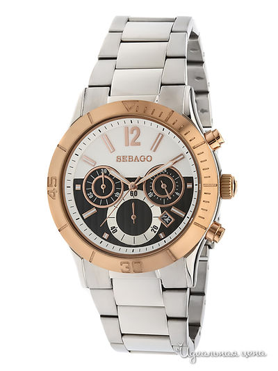 Часы Sebago, цвет цвет золотой / серебряный