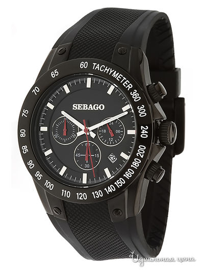 Часы Sebago, цвет цвет черный