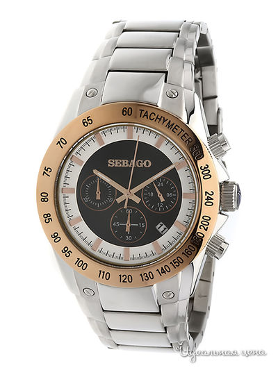 Часы Sebago, цвет цвет золотой / серебряный