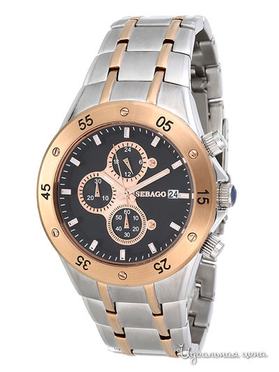 Часы Sebago, цвет цвет золотой / серебряный