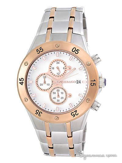 Часы Sebago, цвет цвет золотой / серебряный