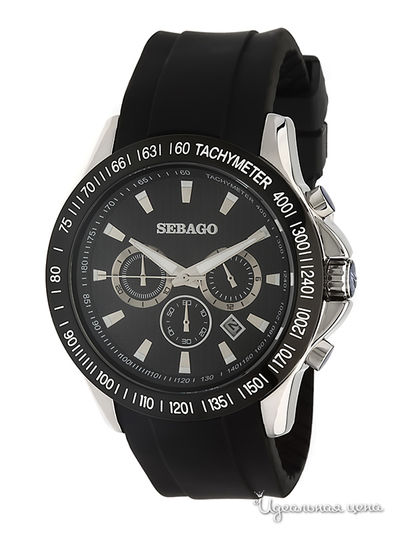 Часы Sebago, цвет цвет черный