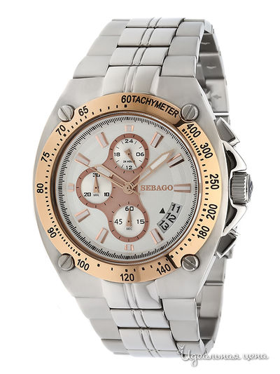 Часы Sebago, цвет цвет золотой / серебряный