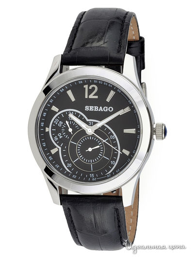 Часы Sebago, цвет цвет черный