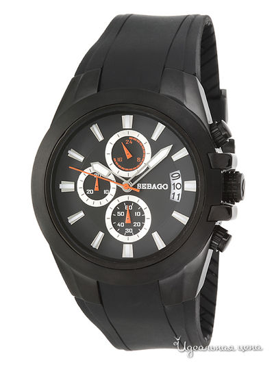Часы Sebago, цвет цвет черный