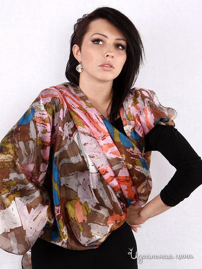 Палантин Dispacci, цвет цвет коричневый