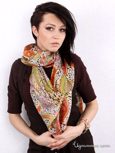 Палантин Dispacci, цвет цвет оранжевый