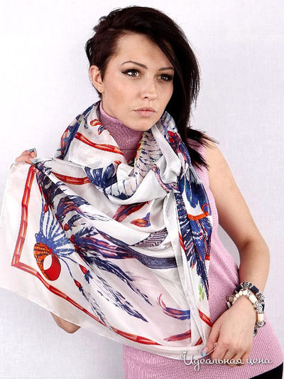 Палантин Dispacci, цвет цвет белый