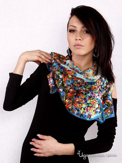 Платок Dispacci, цвет цвет голубой