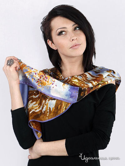 Платок Dispacci, цвет цвет бирюза / желтый